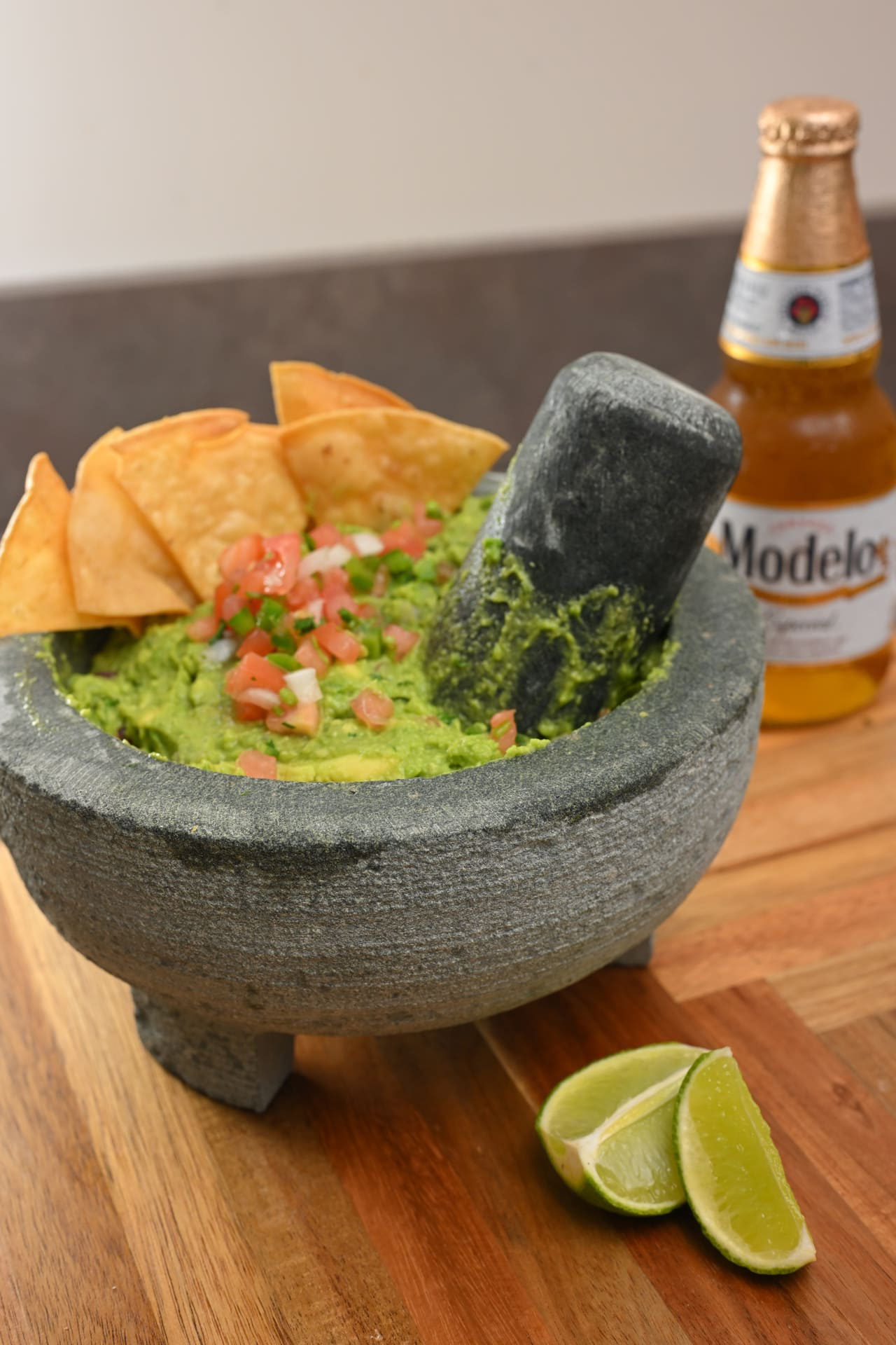 Mexican food spread